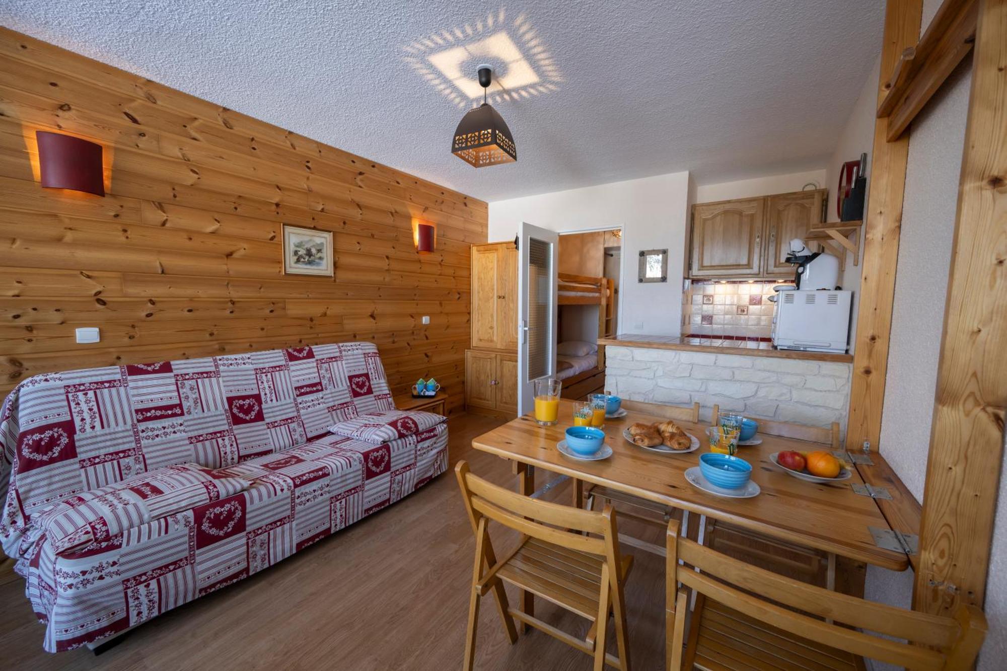 Apartamento Doux Crepuscule - Au Bord Des Pistes - Parking Enchastrayes Exterior foto