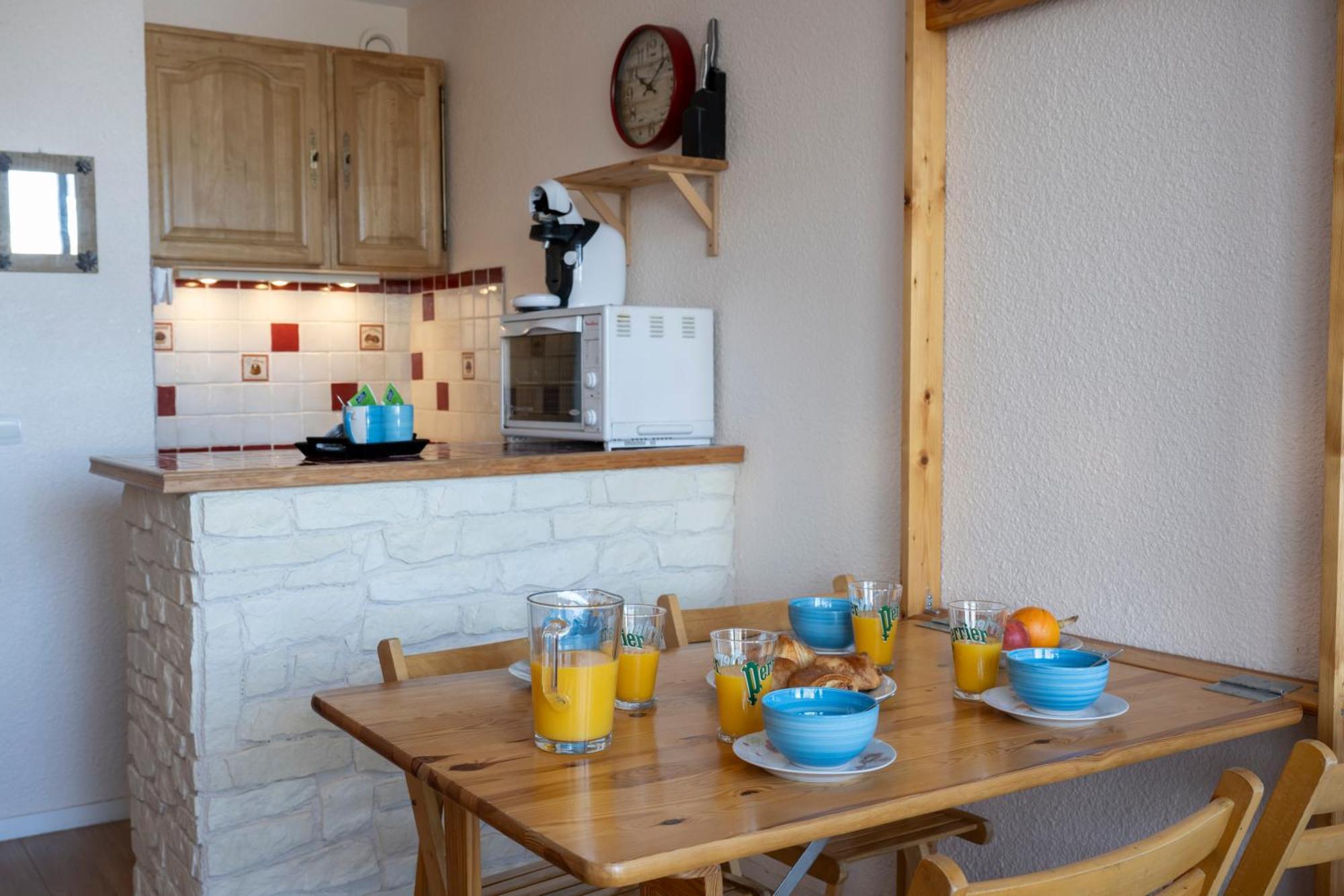 Apartamento Doux Crepuscule - Au Bord Des Pistes - Parking Enchastrayes Exterior foto