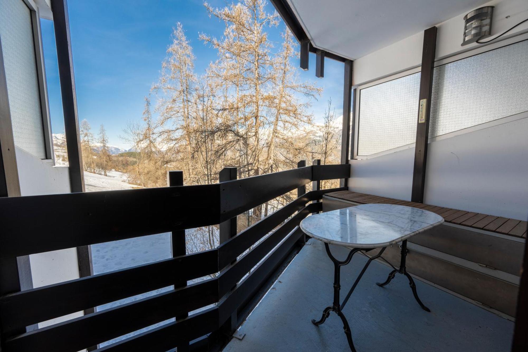 Apartamento Doux Crepuscule - Au Bord Des Pistes - Parking Enchastrayes Exterior foto